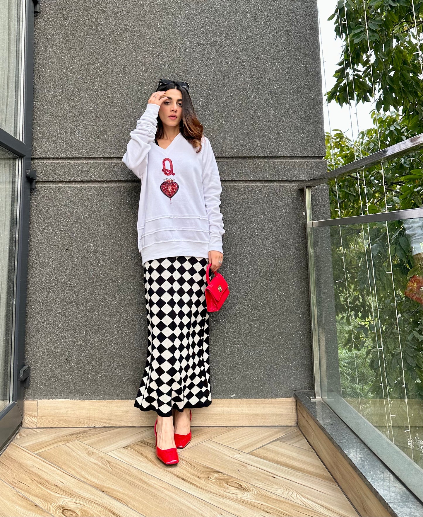 Queen of Hearts Sweatshirt