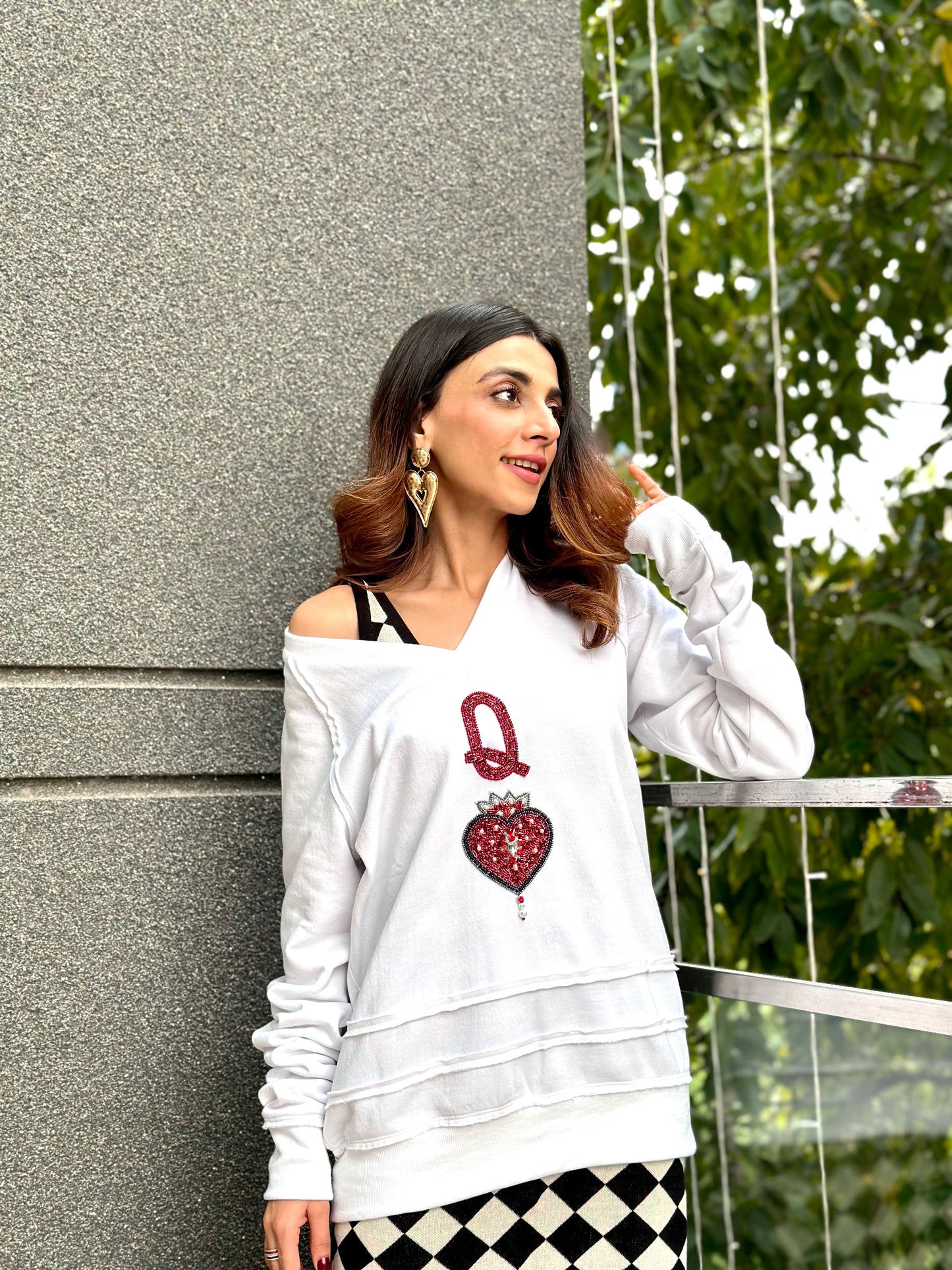 Queen of Hearts Sweatshirt