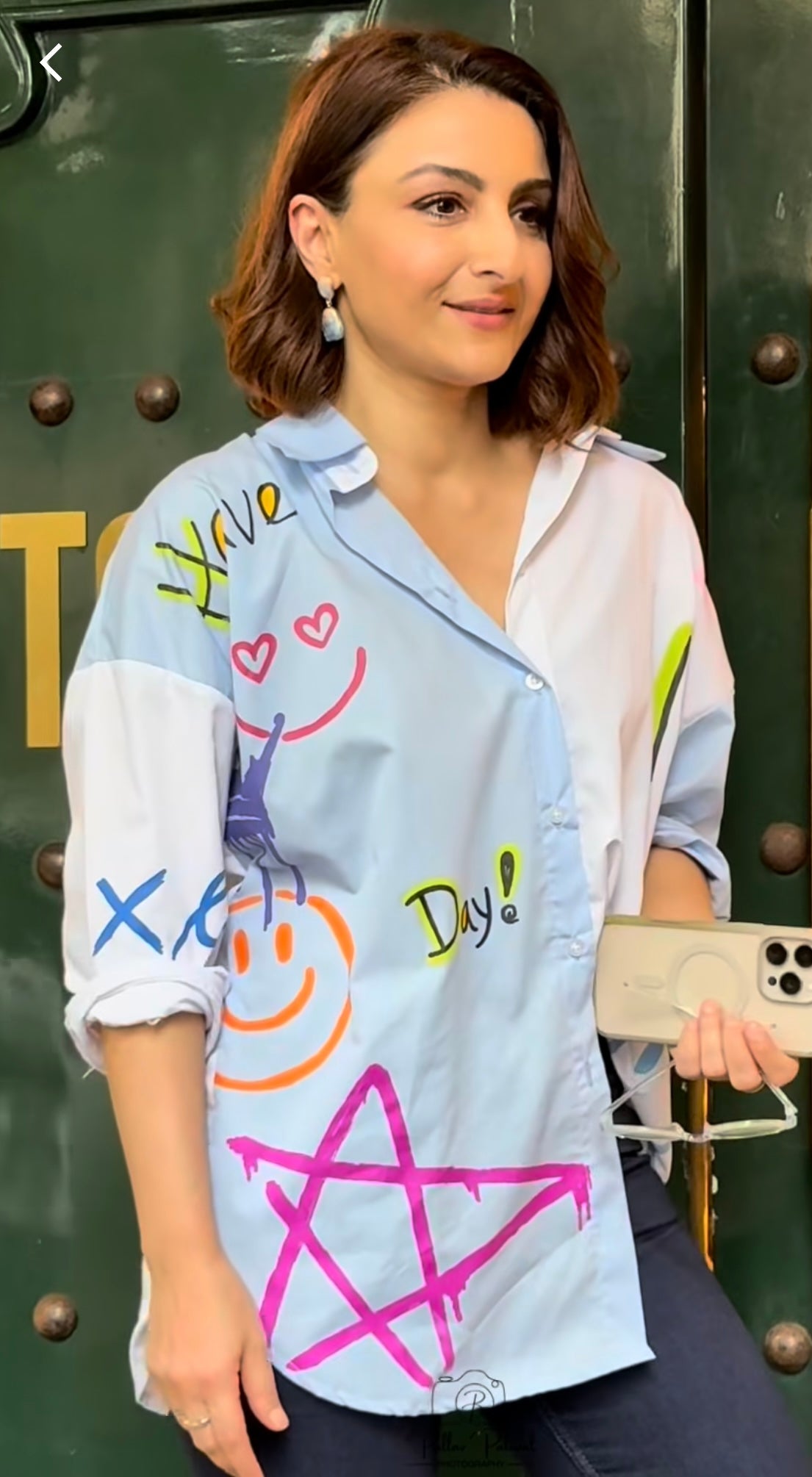 Oversize Style Shirt have a nice day