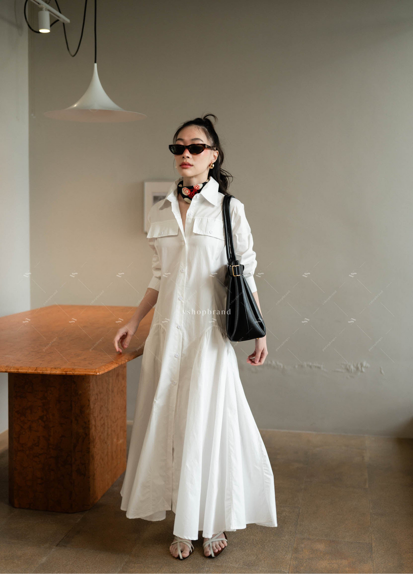 Zule maxi dress White