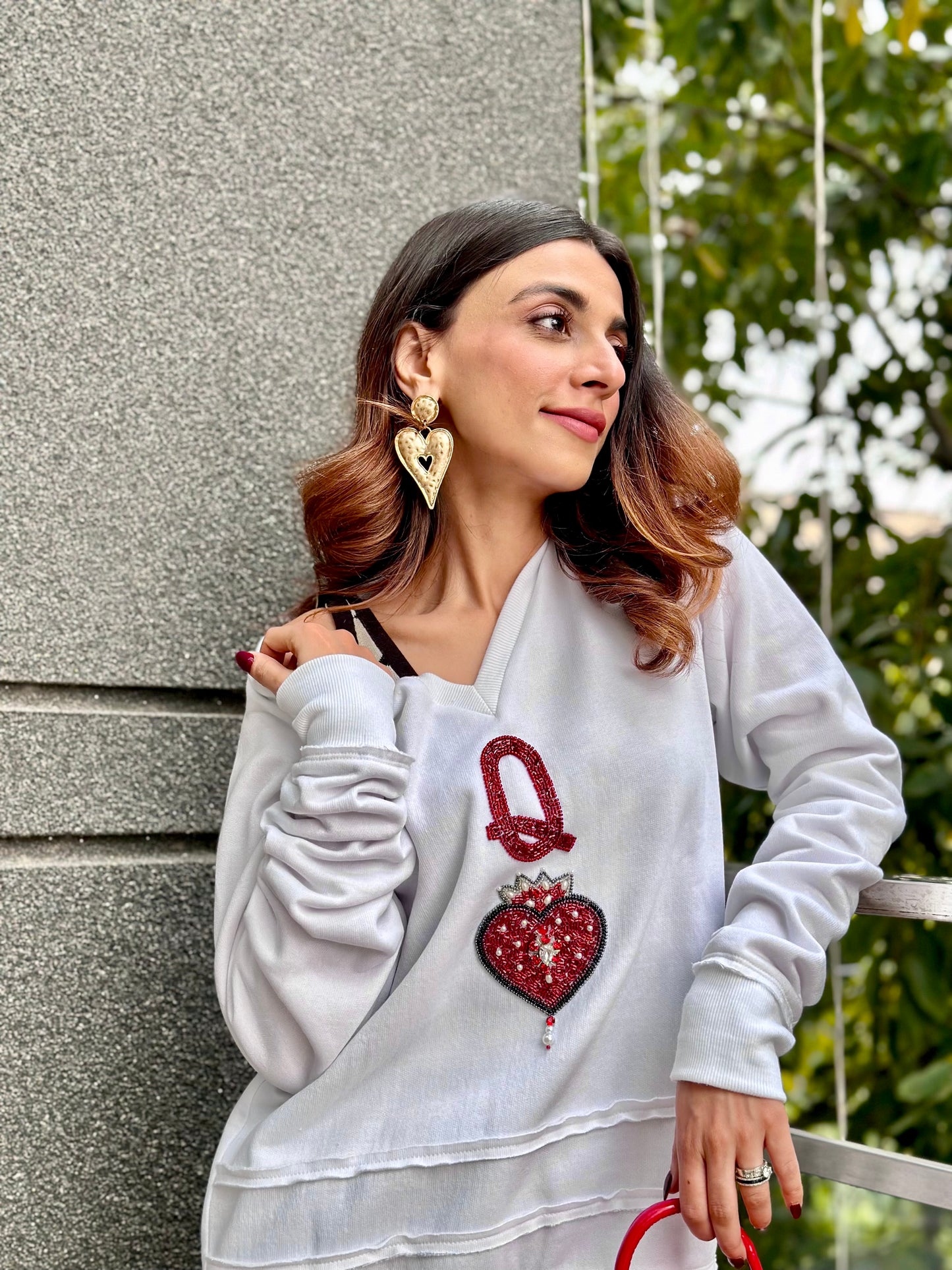 Queen of Hearts Sweatshirt