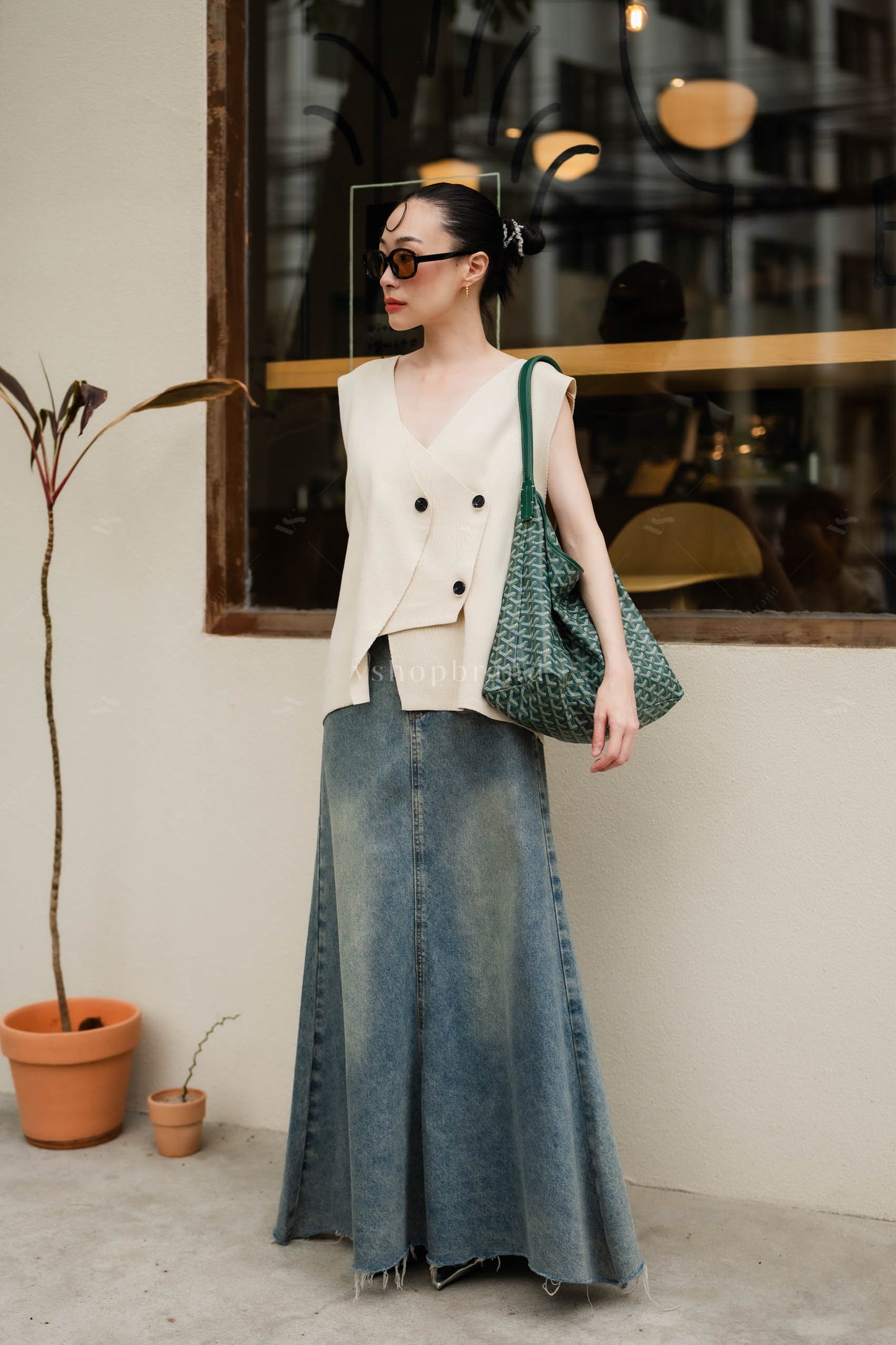 Renee Sweater vest Ivory