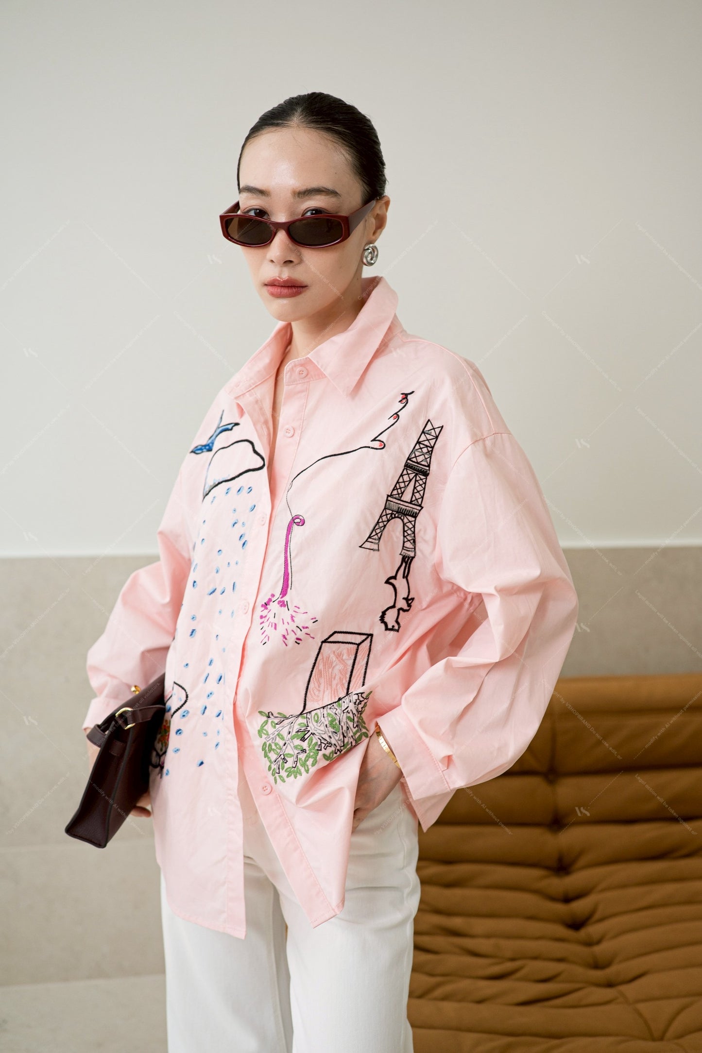 Blossom love shirt Pink