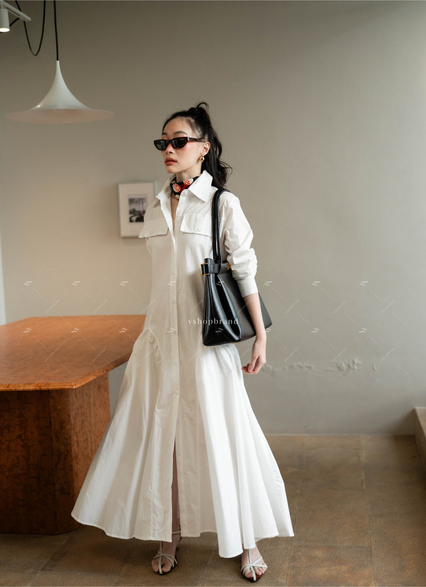 Zule maxi dress White