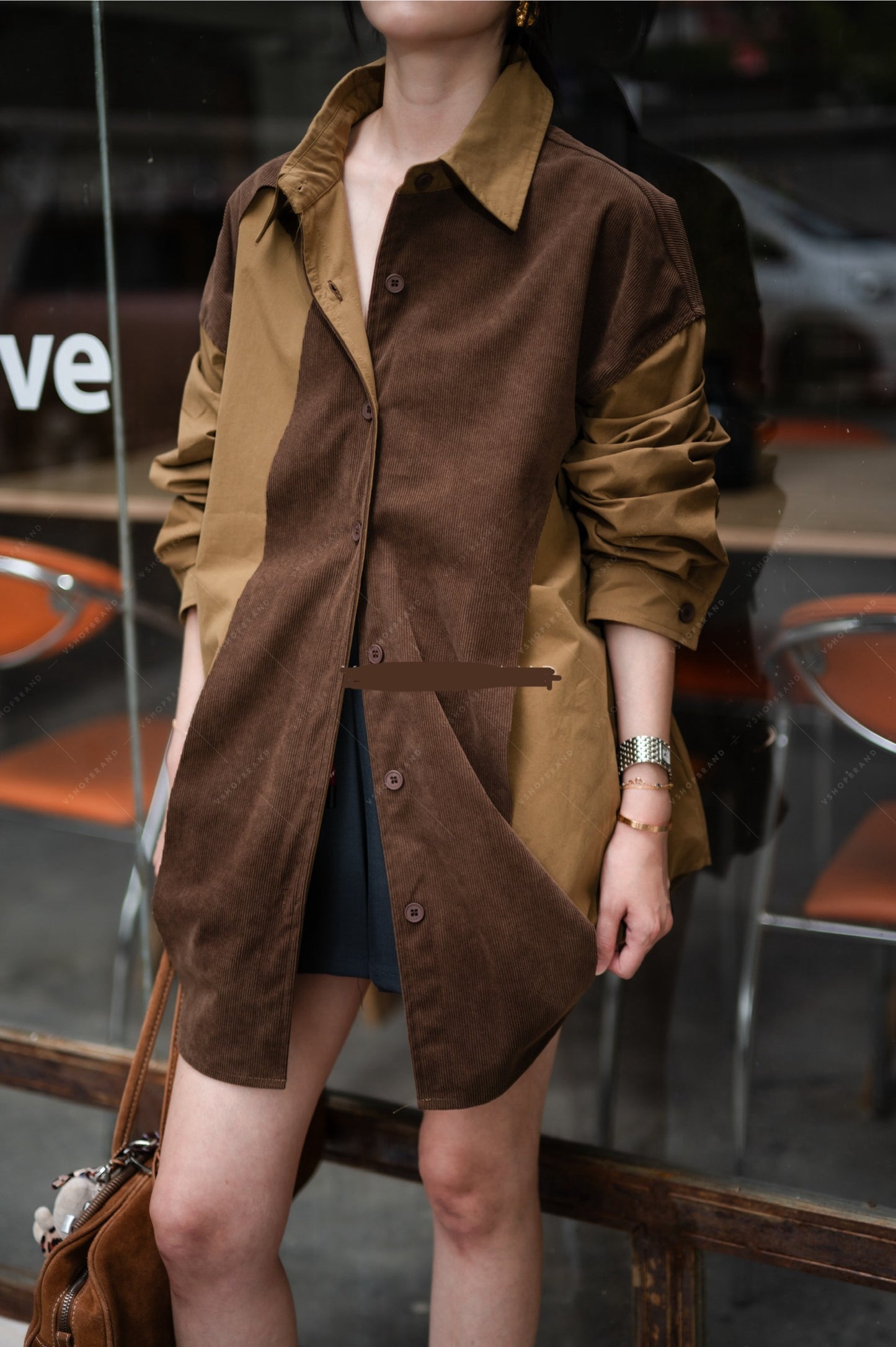 The ziva shirt Brown