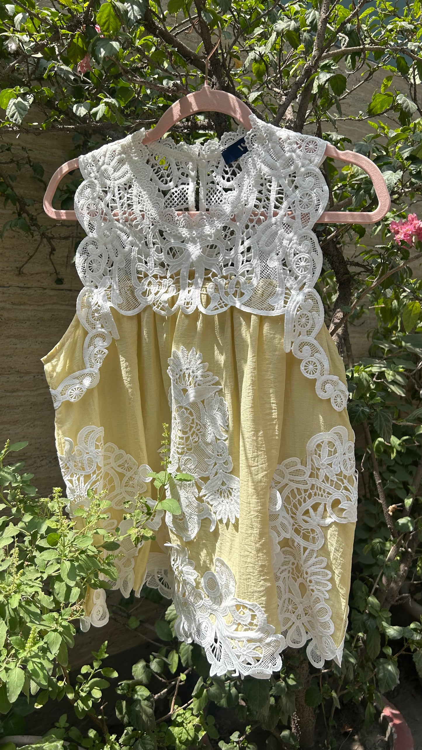 Capri Top Yellow