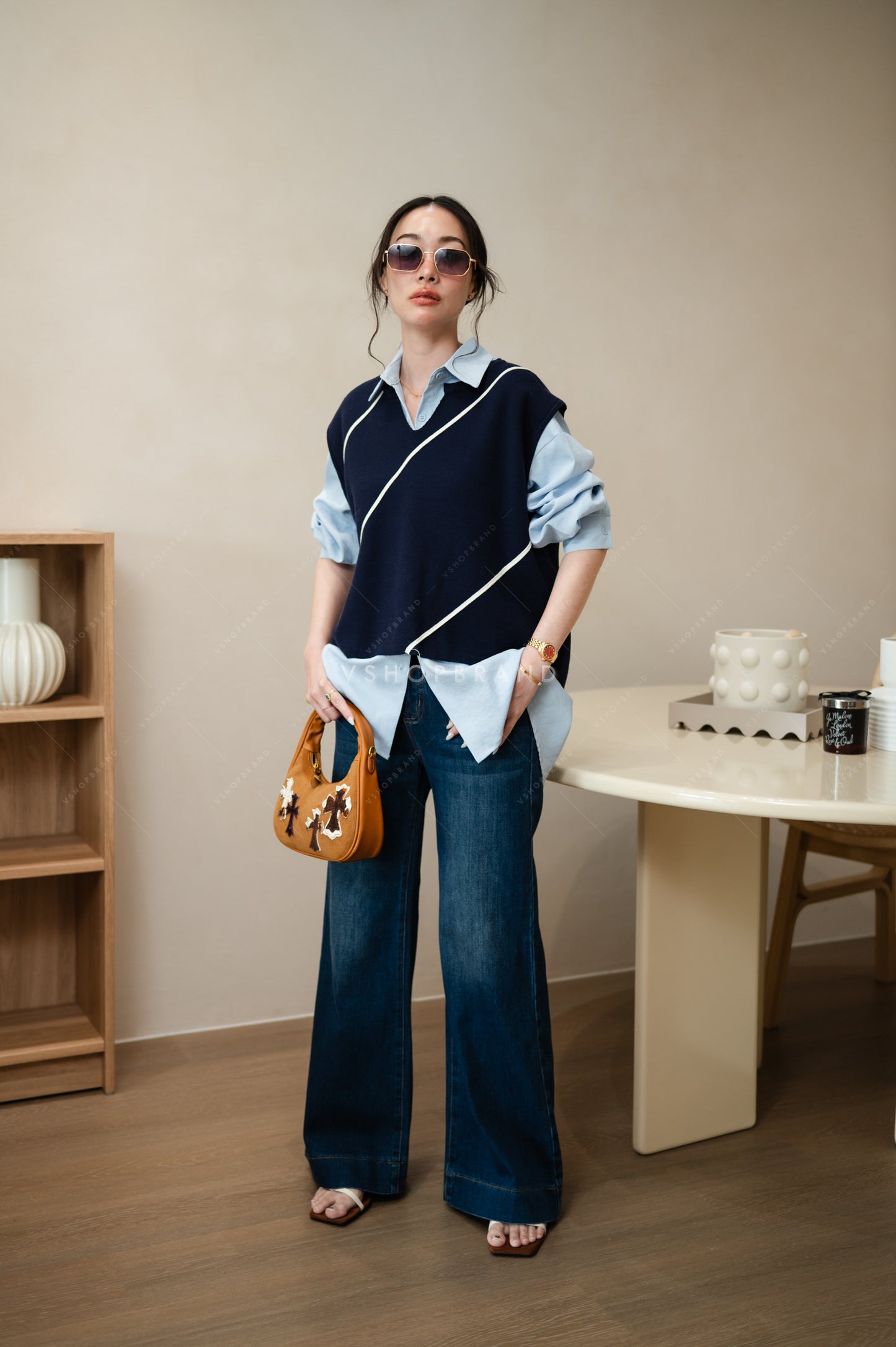 The Desire Tier Shirt blue