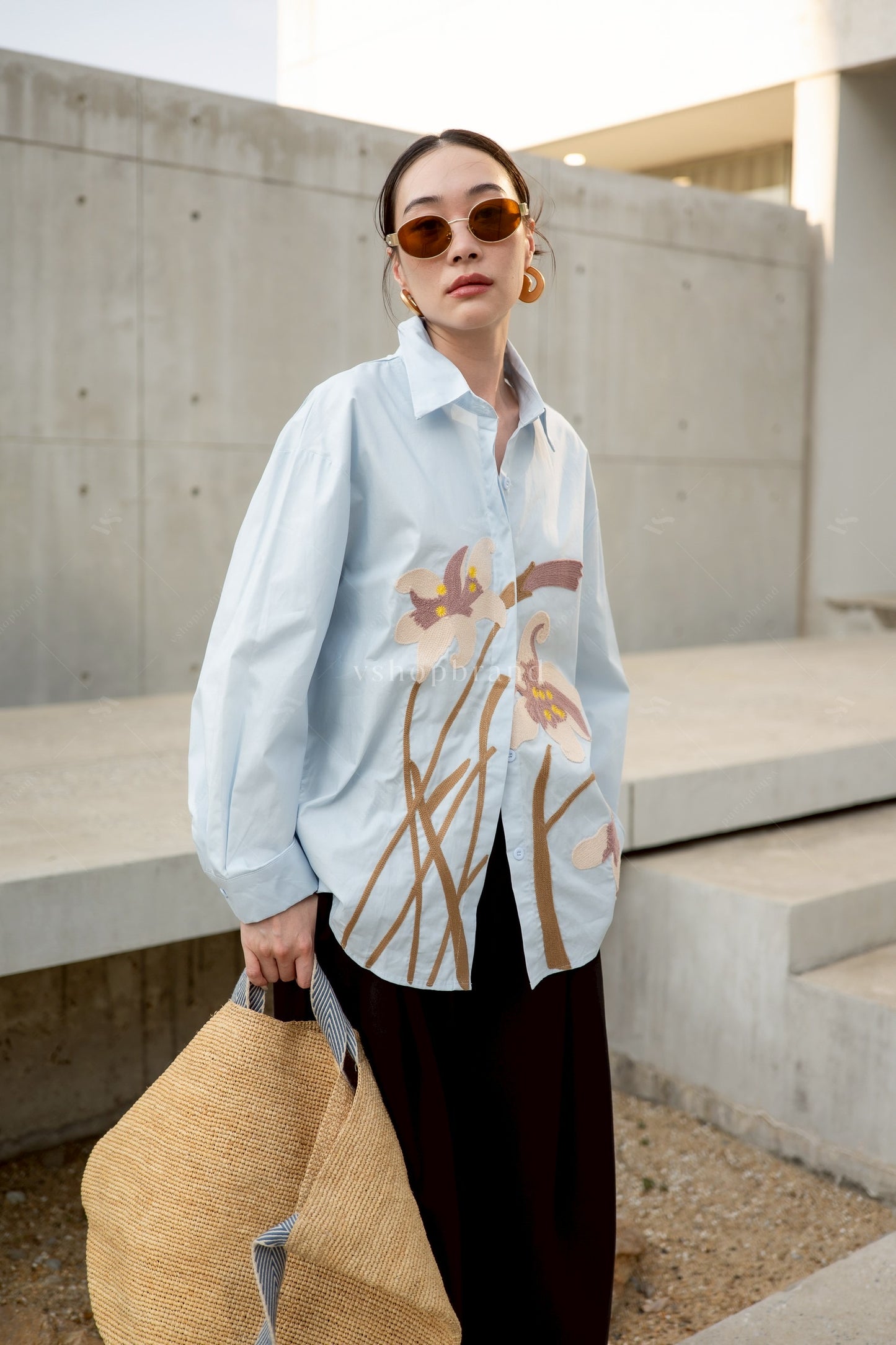 Floretta shirt Blue