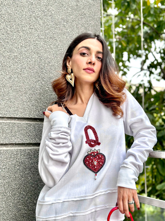 Queen of Hearts Sweatshirt