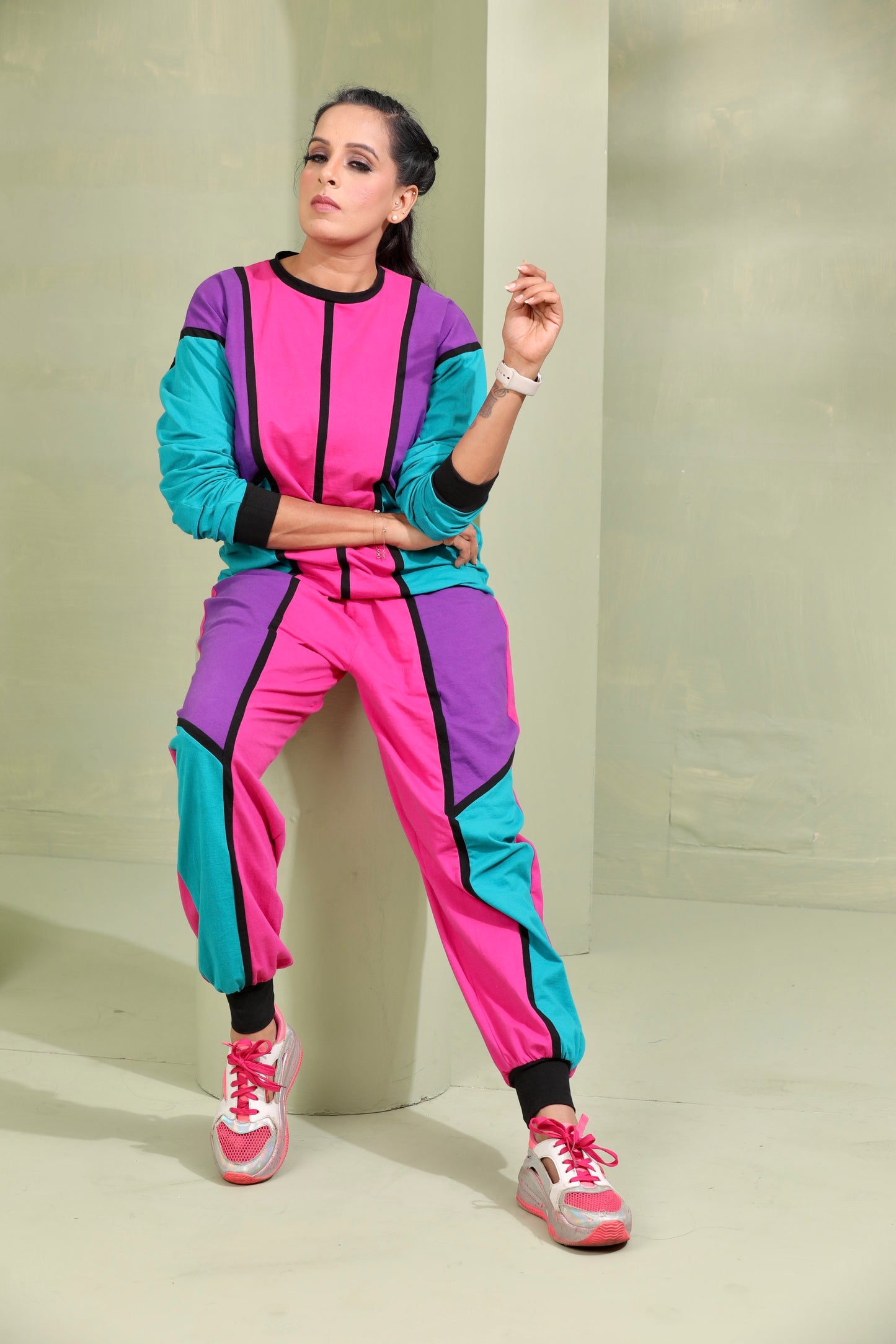 PINK POP jogger set cotton