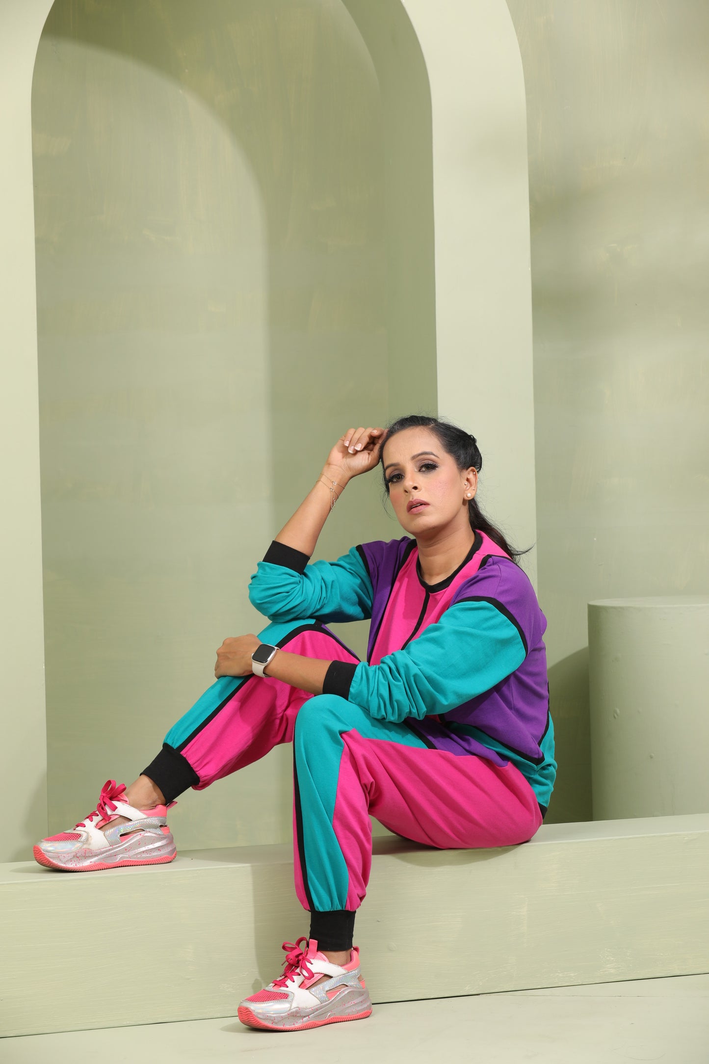 PINK POP jogger set cotton