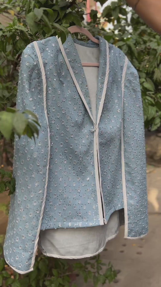 The Amelia caped blazer