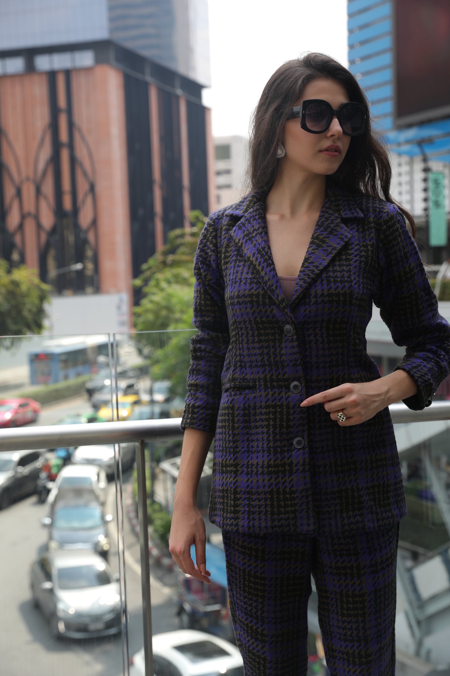 Tweed Blazer Coord Set