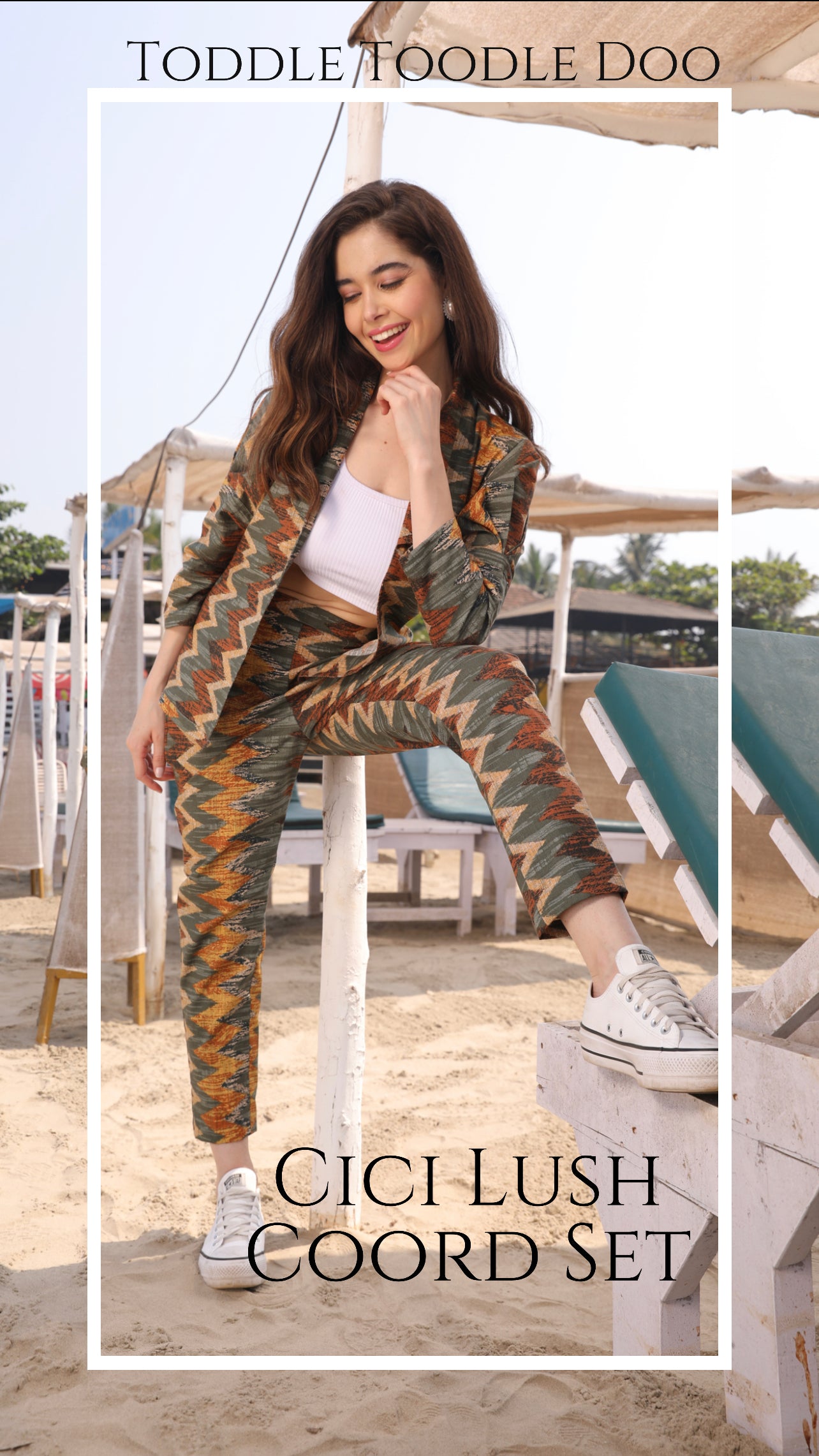 Lush CICI pants and blazer set