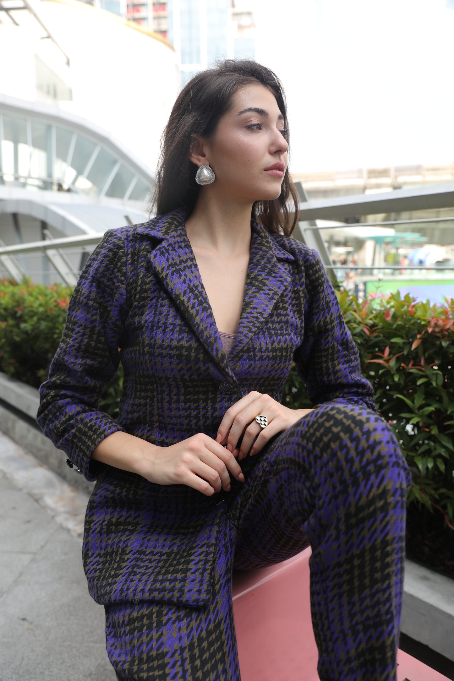 Tweed Blazer Coord Set