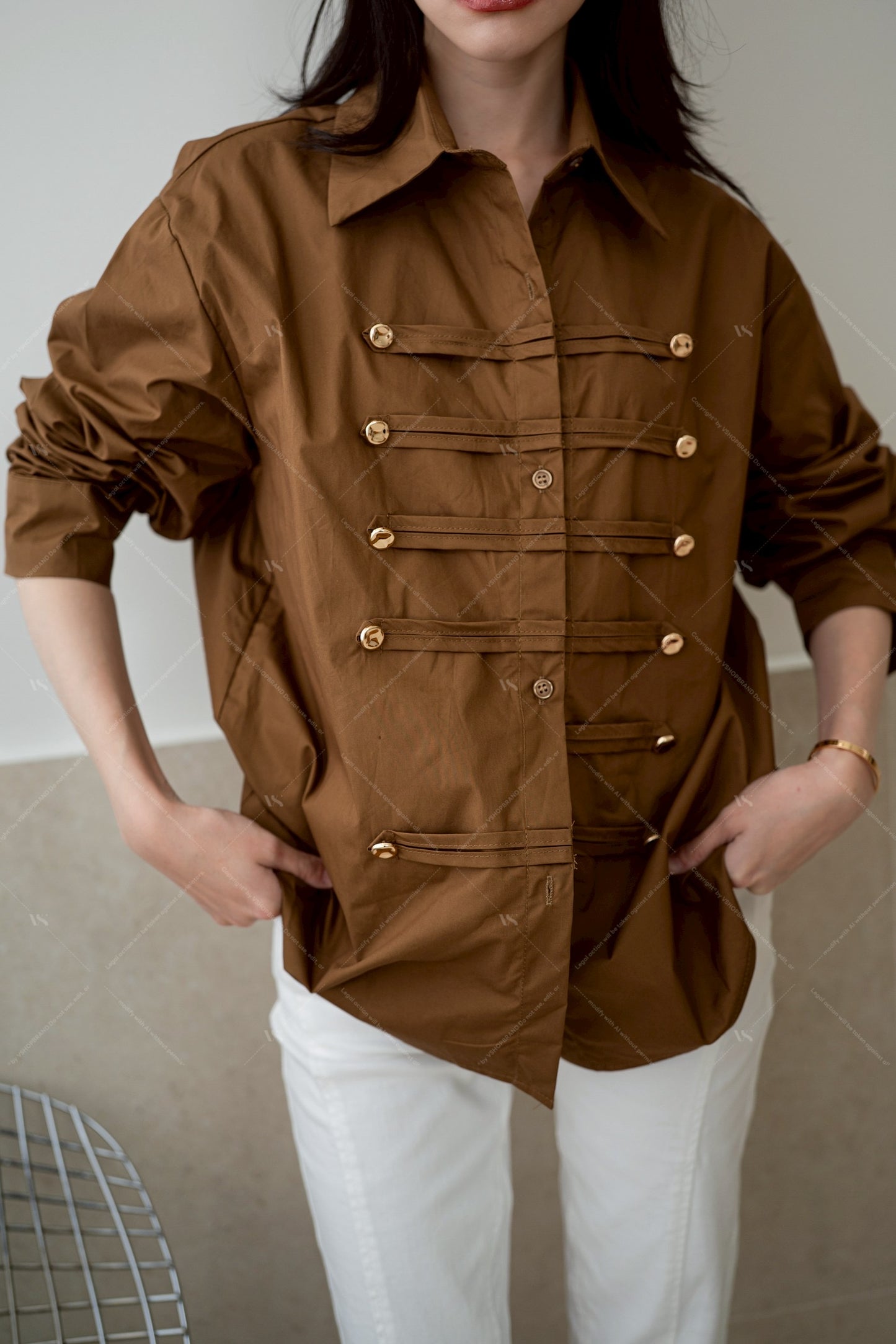 Estelle shirt Brown