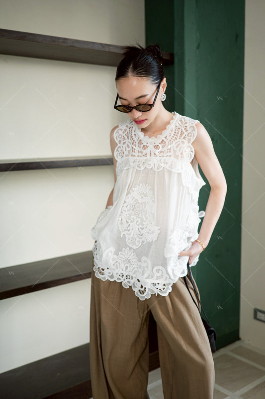 Capri Top White