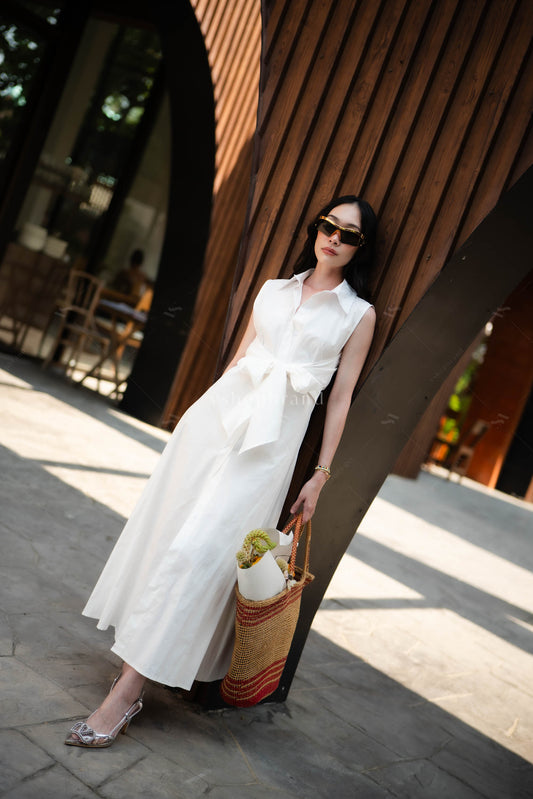 Rome Dress White