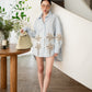 Flora Shirt Blue
