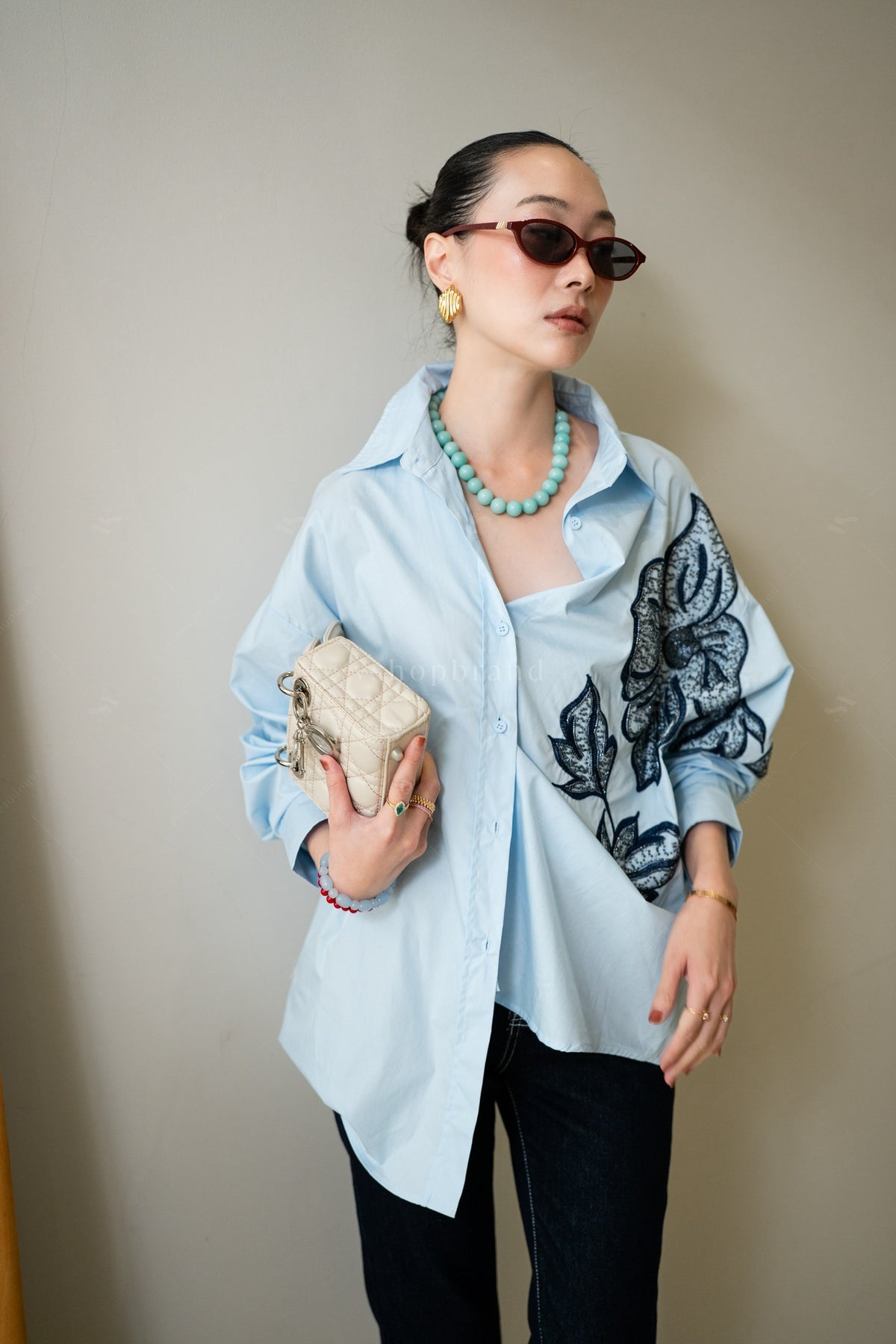 Floretta shirt Blue