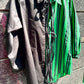 Green dream tie up shirt