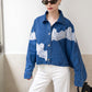 Denim Desire Shacket Blue Dark