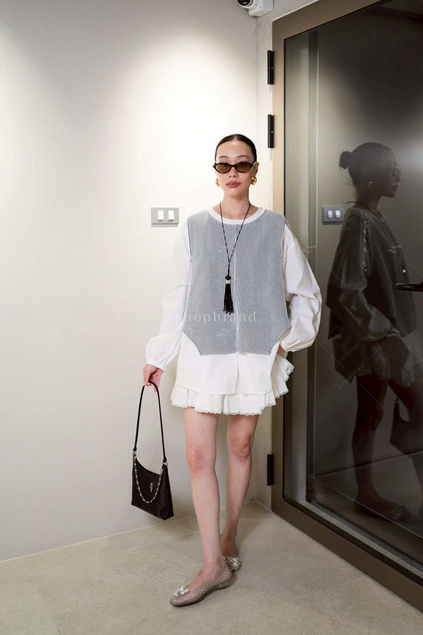 The Caara Shirt white