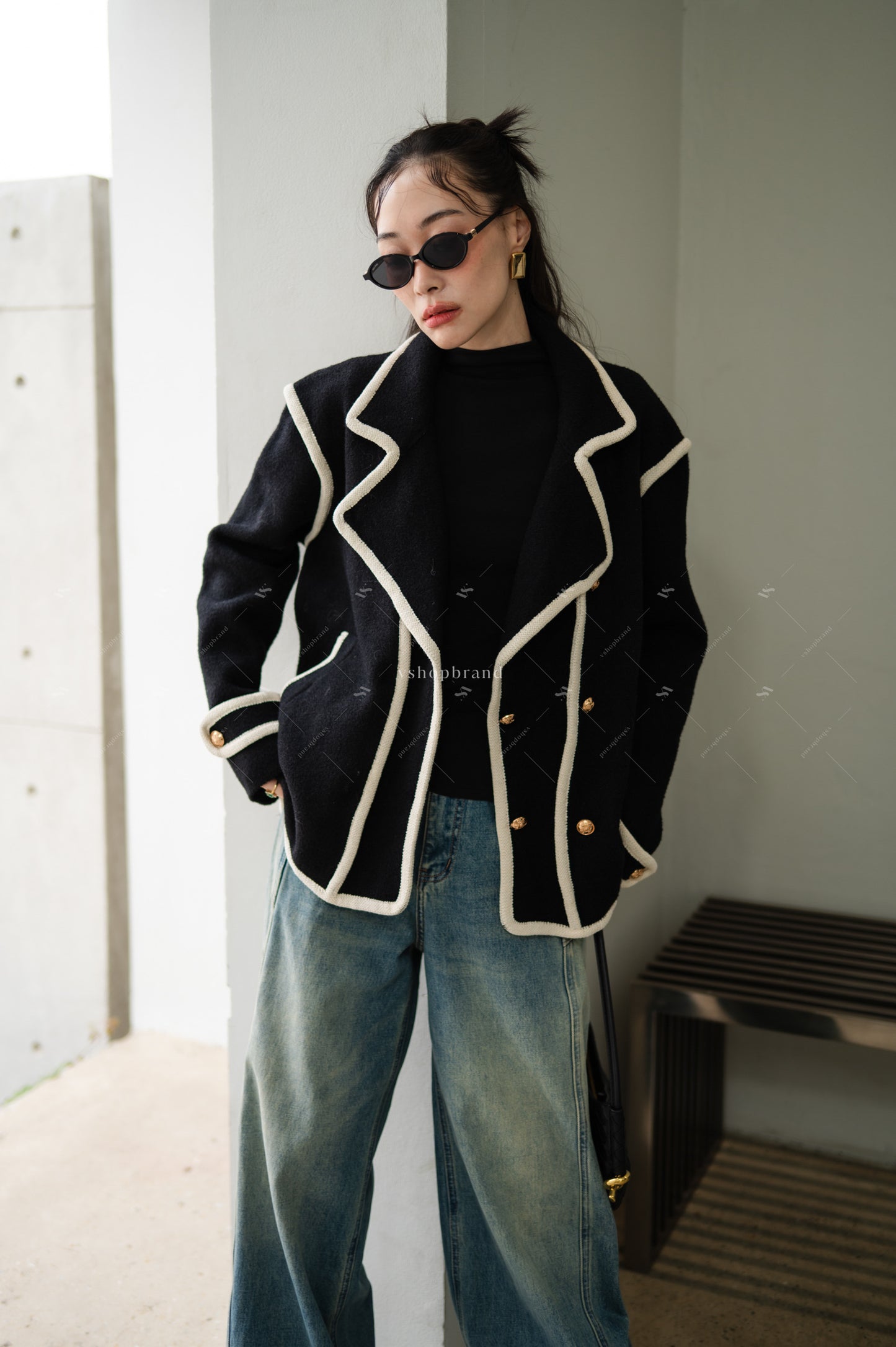 The celine jacket Black