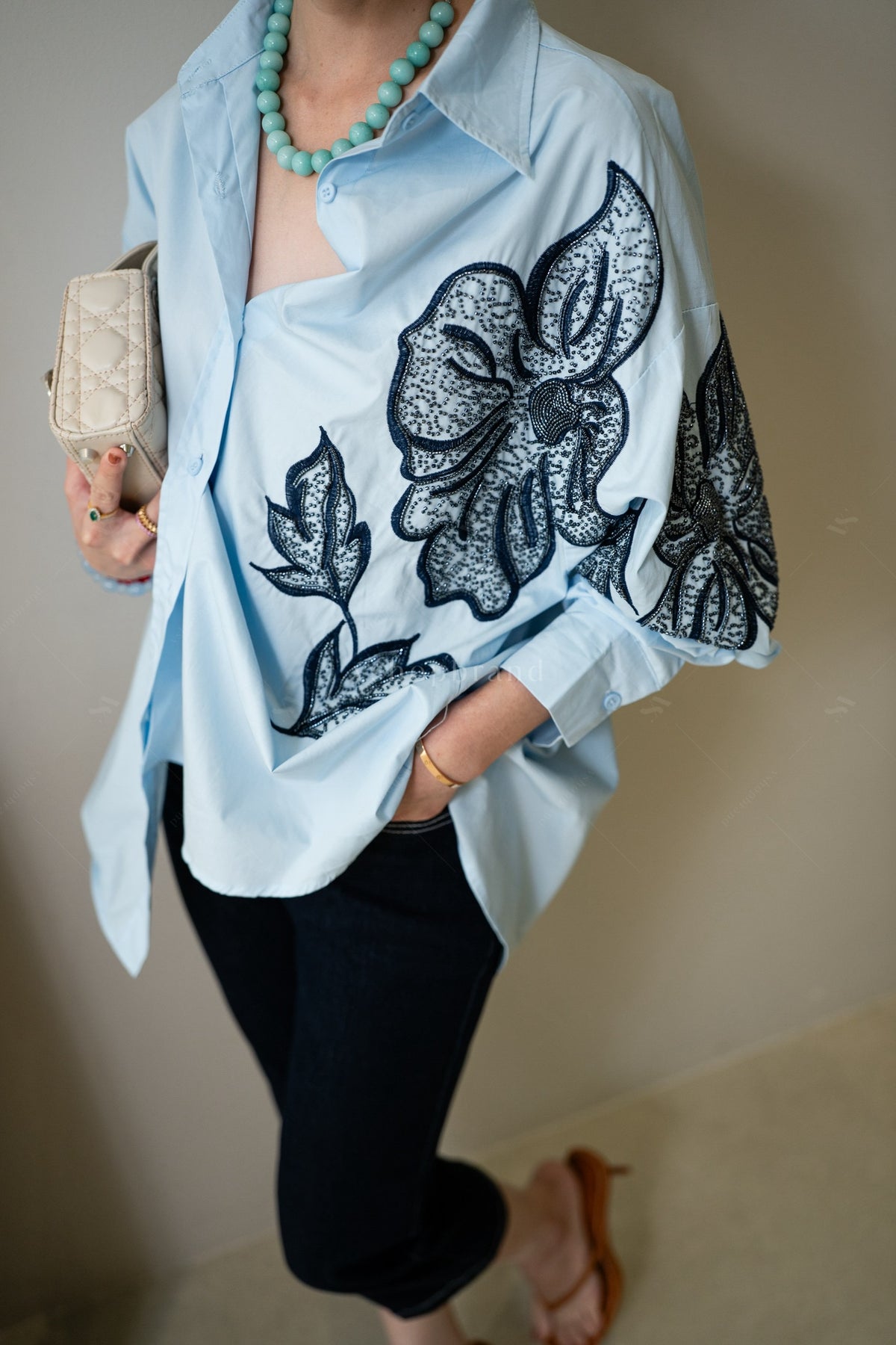 Floretta shirt Blue