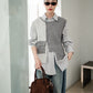 Three Tier Shirt and Sweater Grey