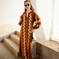 Sahara Kaftan dress Brown