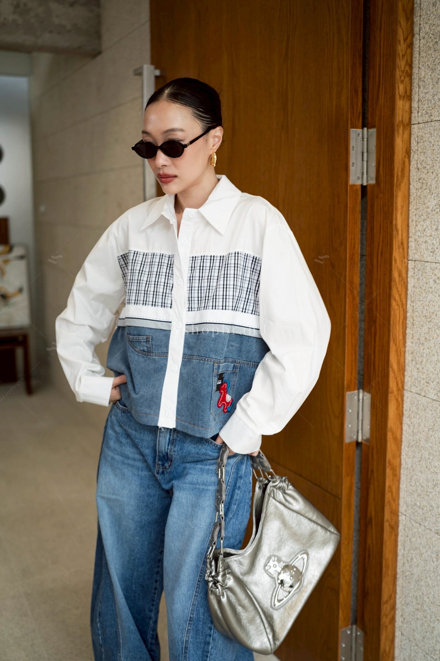 Striped Love White