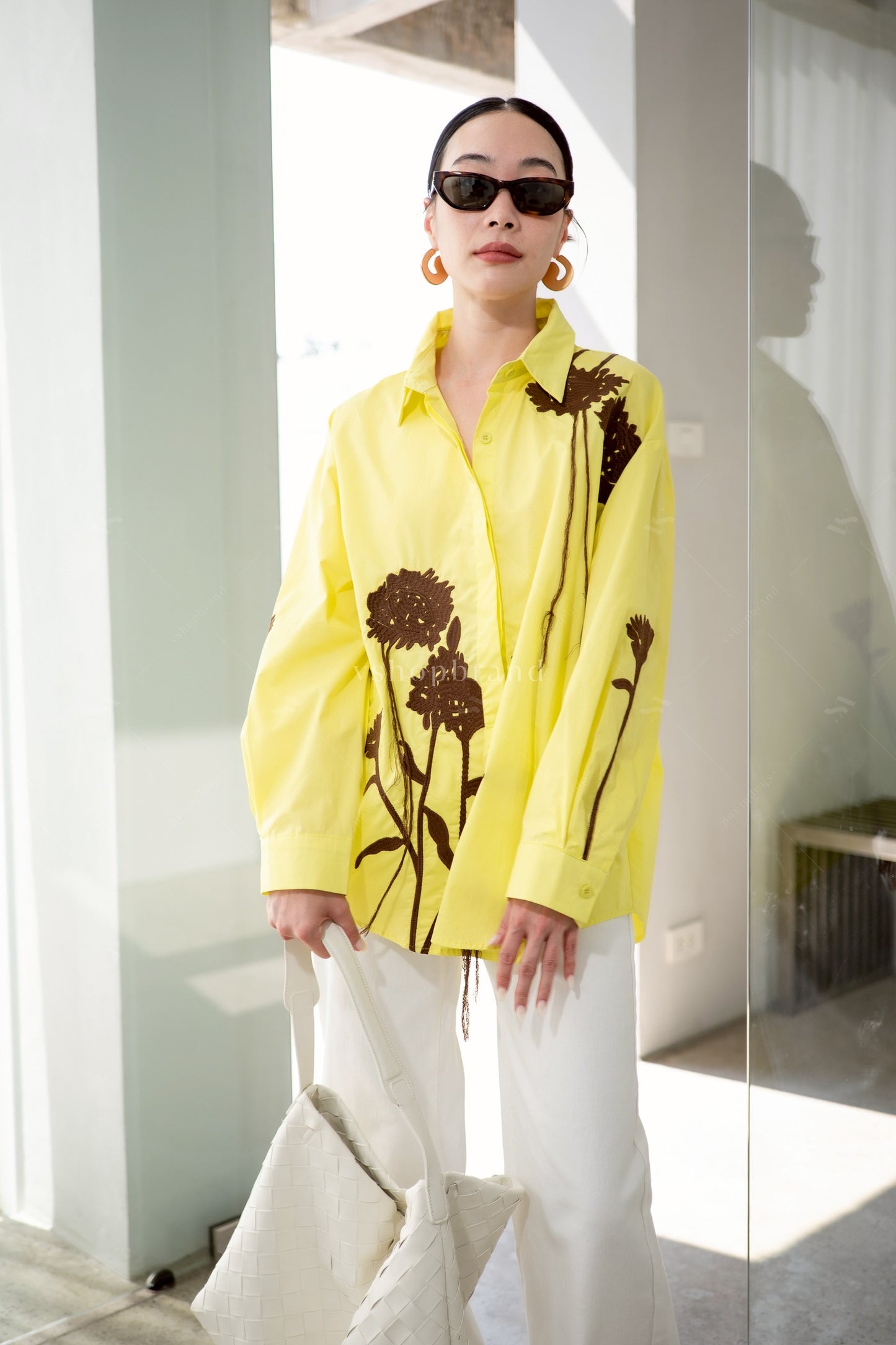 Blossom love shirt Yellow