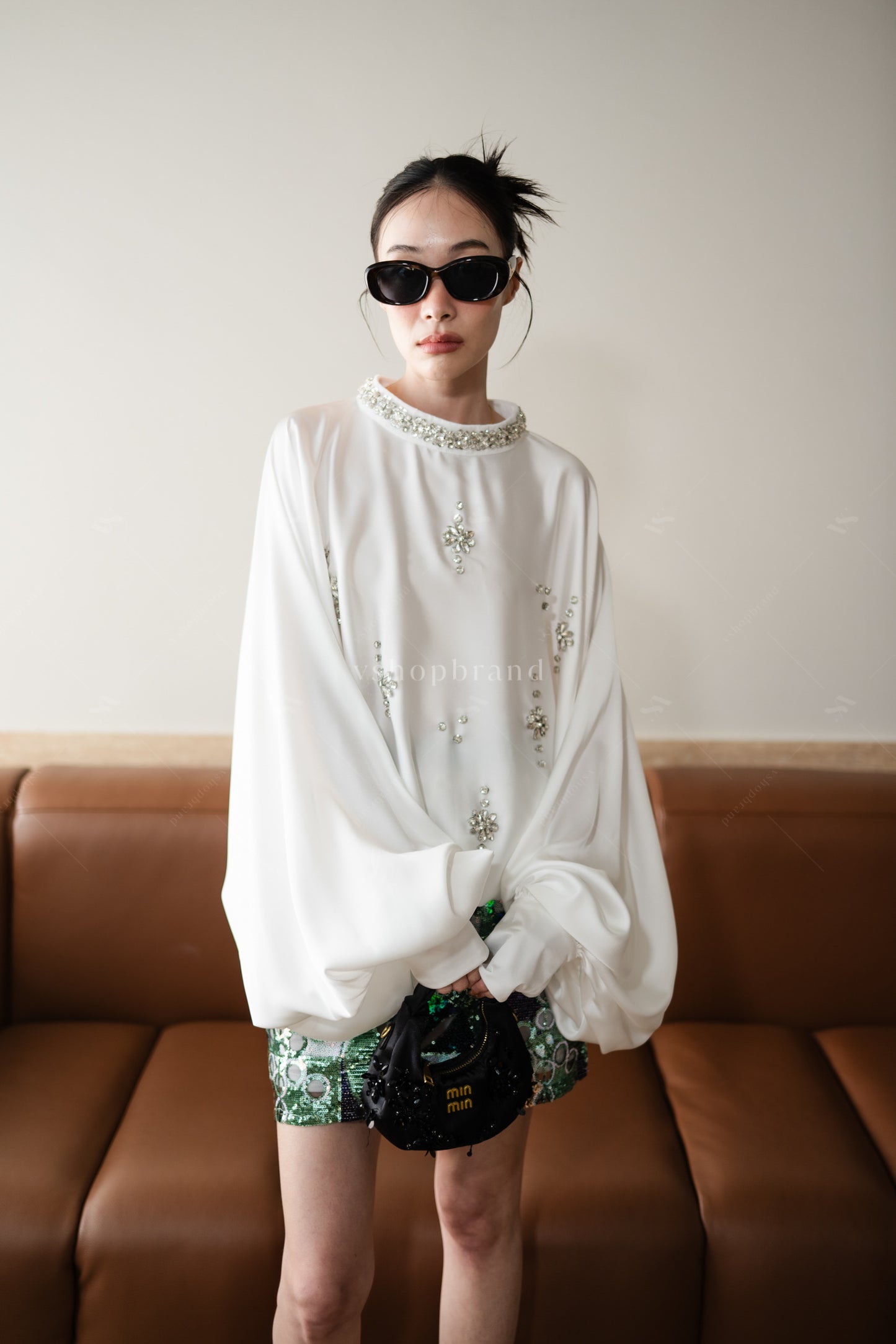 Jewelled princess White