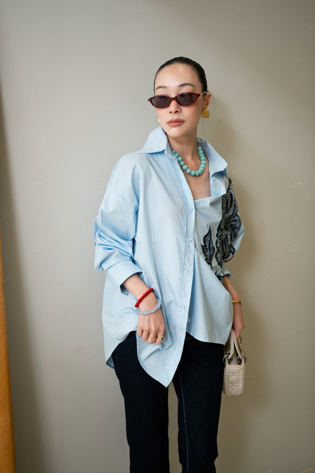 Floretta shirt Blue