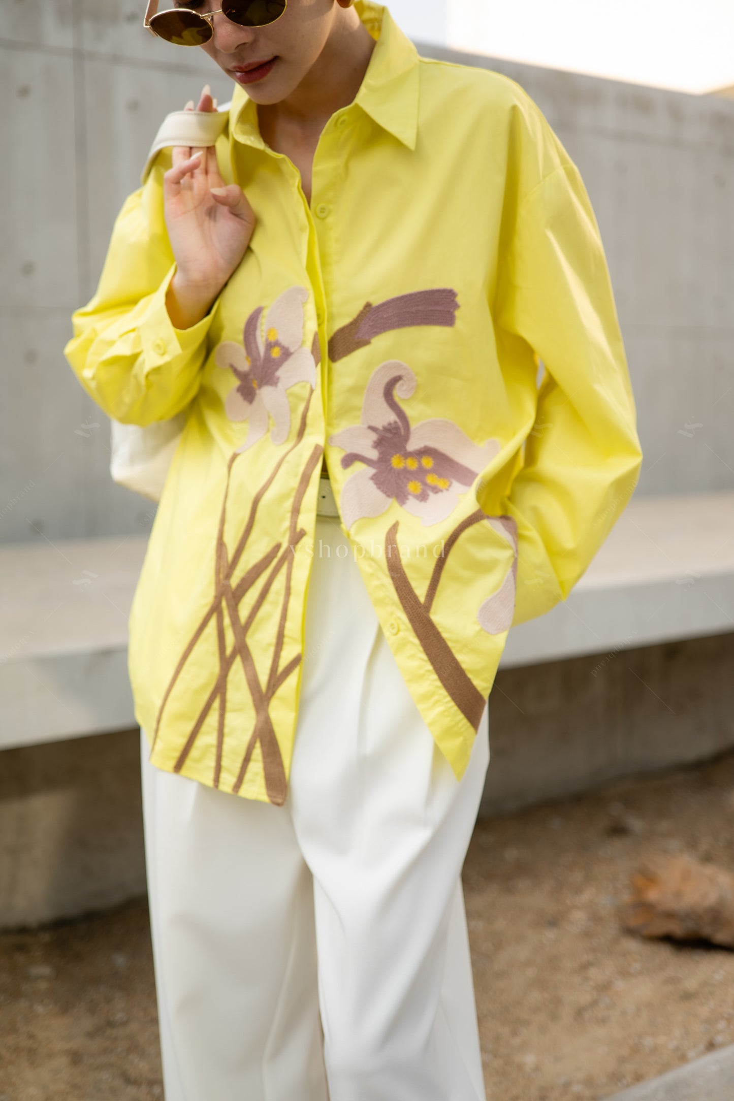 Floretta shirt yellow
