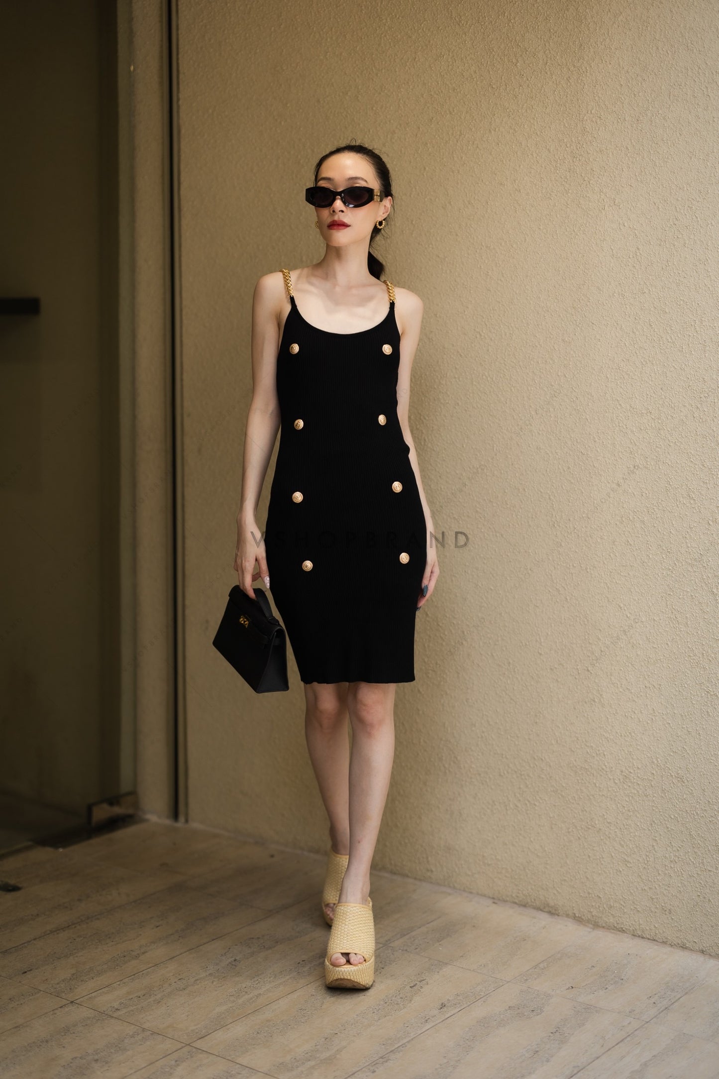 The Milan Dress Black