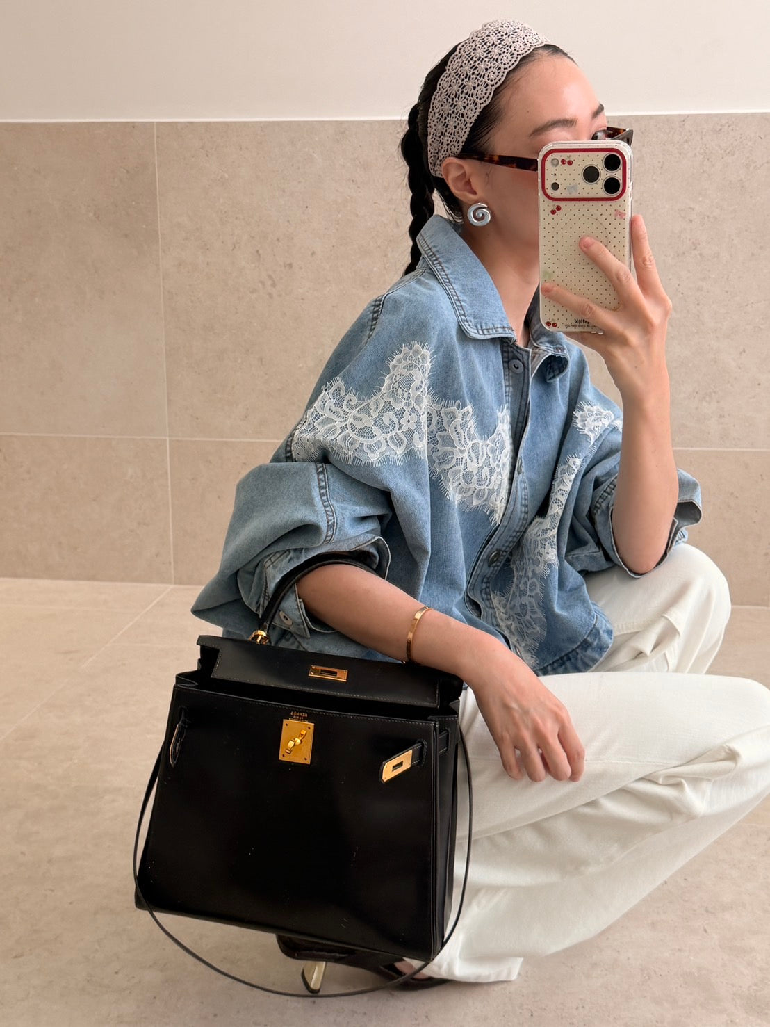 Denim Desire Shacket Blue Light
