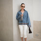 Denim boho love Light