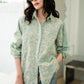 Lace summer Shirt Green
