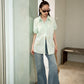 Amsterdam butterflies Shirt Green