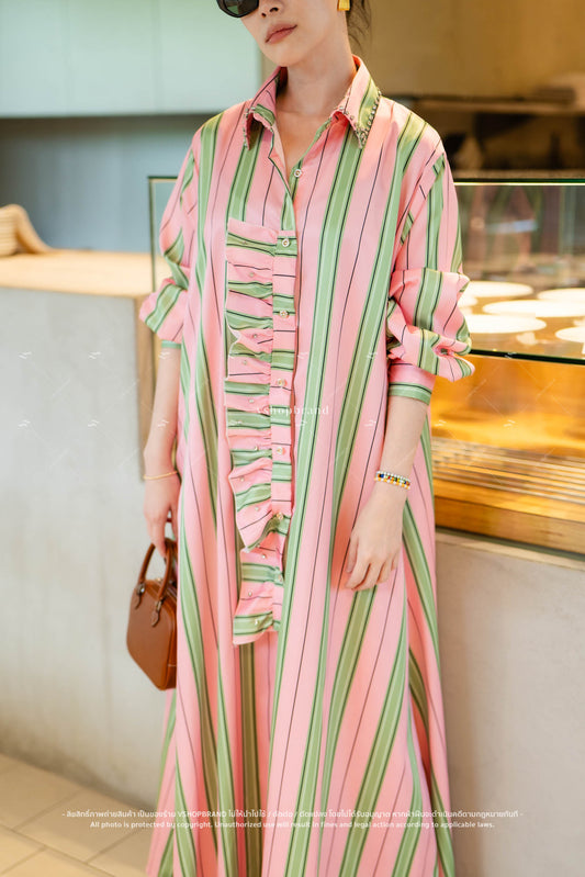 Candy cane Dress pink