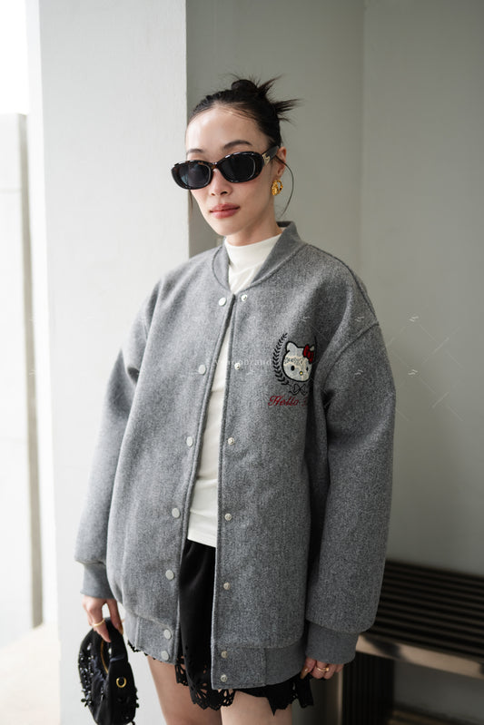 Hello kitty jacket grey
