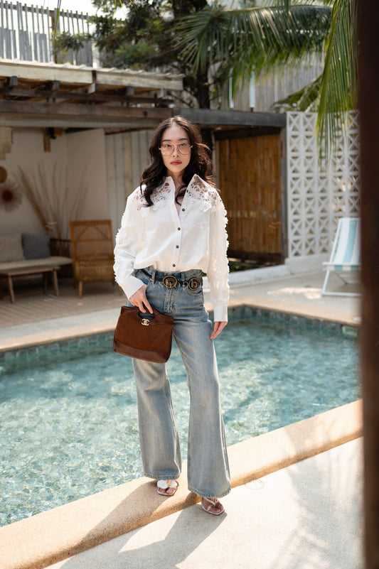 Serena Shirt White