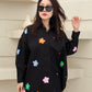 Oversize Style Shirt Flower power
