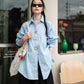 Aqua shirt Blue