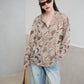 Cannes Flora Shirt Brown