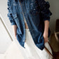 Starry nights denim shirt dark
