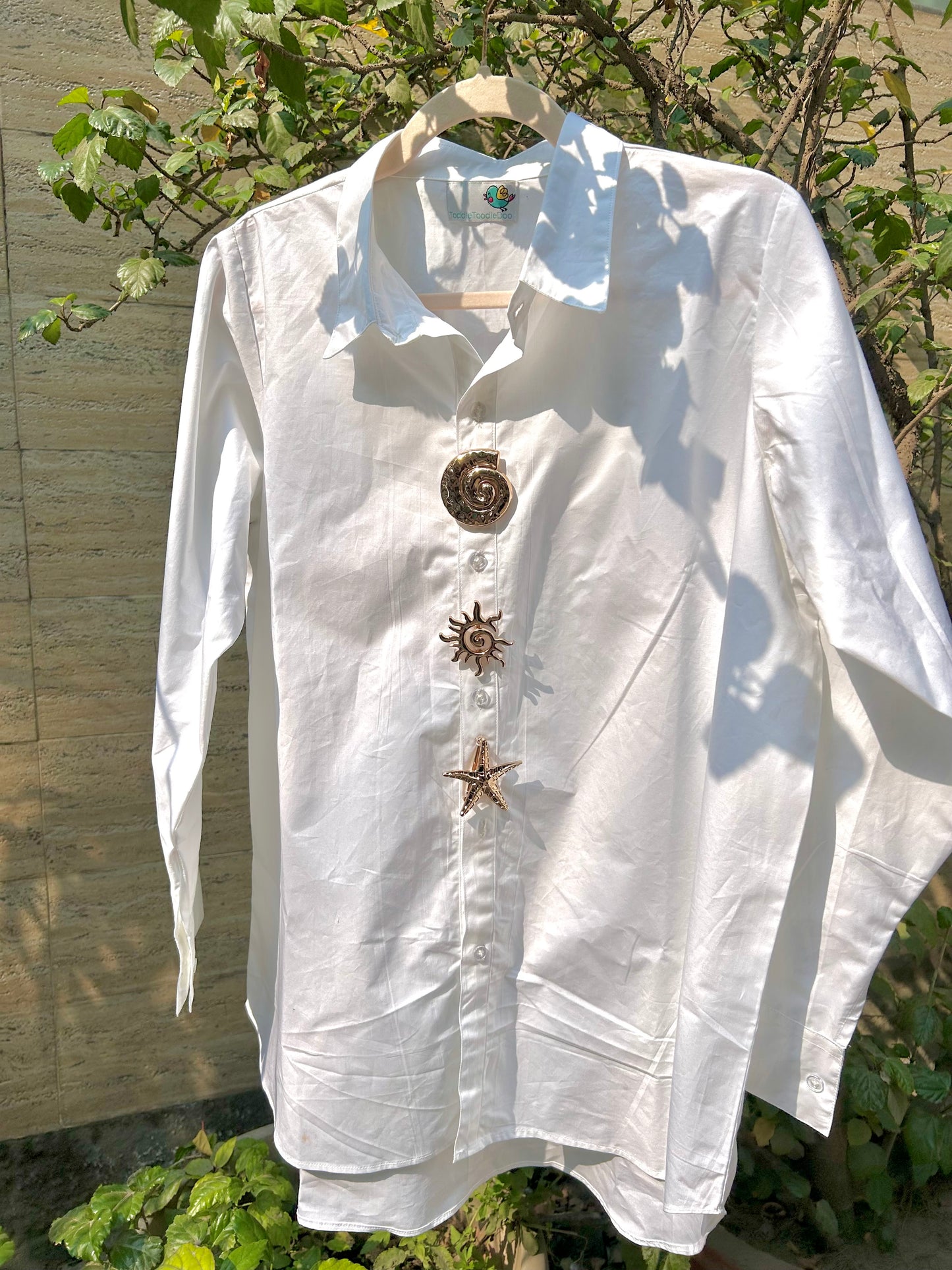 Sea shell  Shirt White