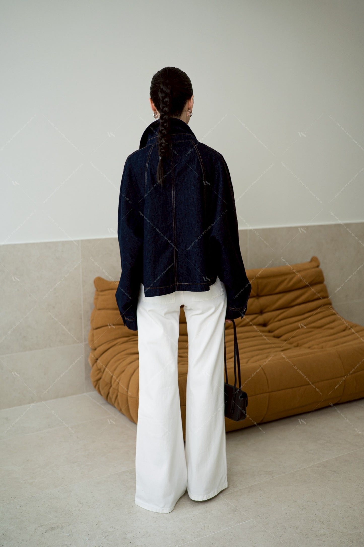 Denim Desire Shacket Black